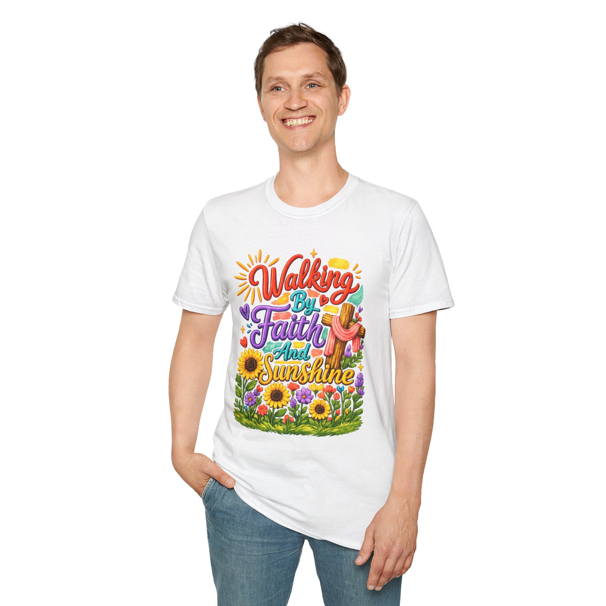 Walking By Faith and Sunshine T-Shirt