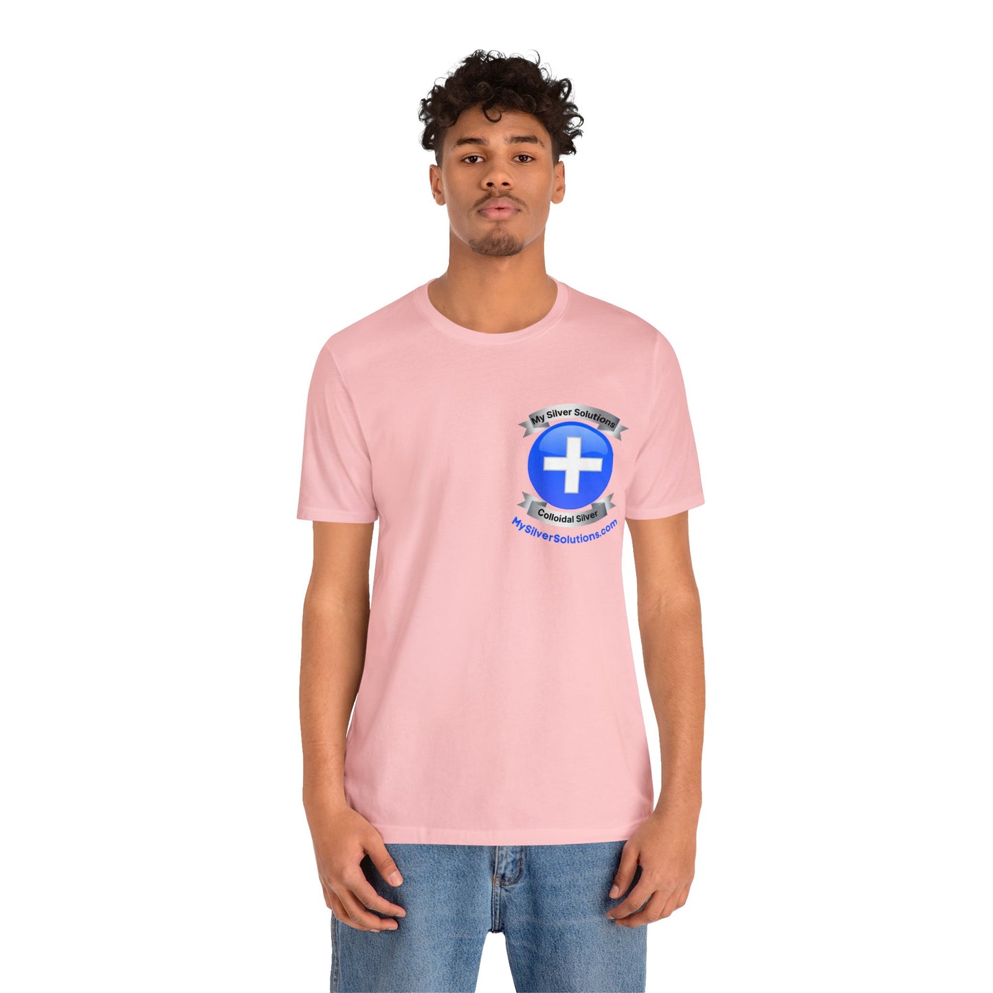 Colloidal Silver MySilverSolutions.com - Unisex Jersey Short Sleeve Tee