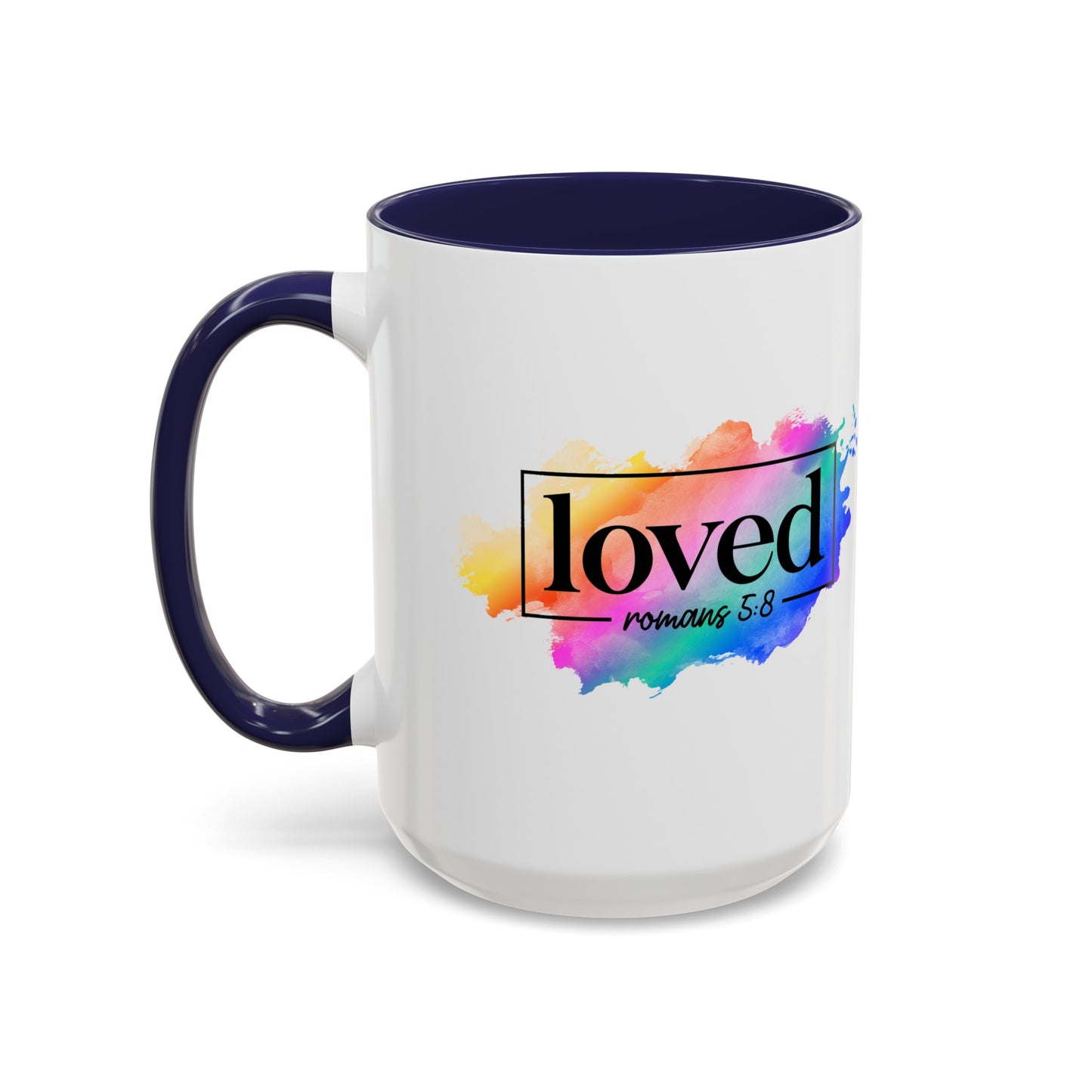 LOVED - 5 Colors Accent Coffee Mug, 11oz 15oz