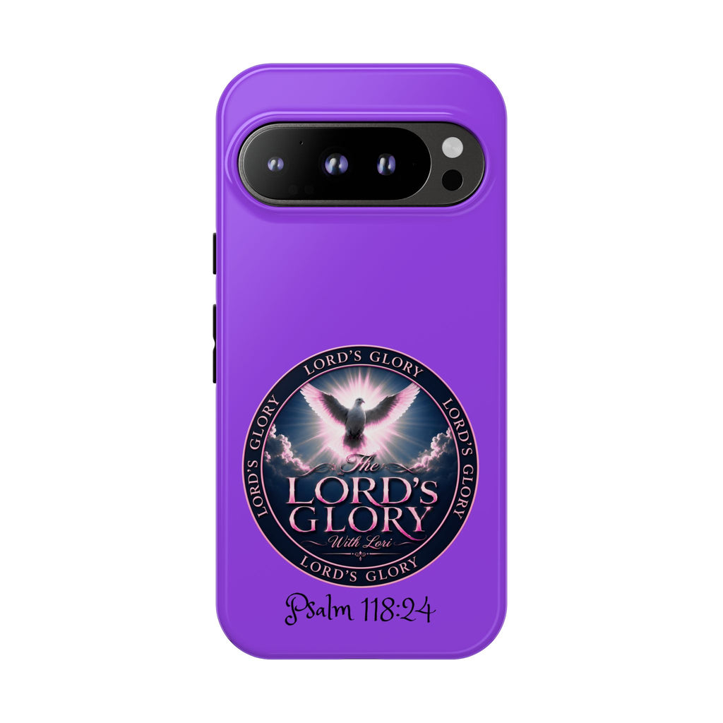 Christian Phone Case – "Lord's Glory with Lori" Dove Design Tough Case (Protective Phone Cover)
