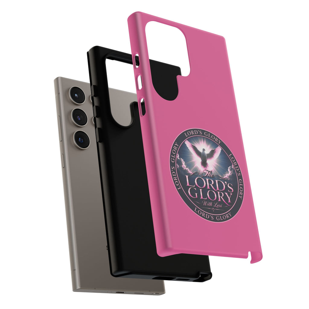 Christian Phone Case – "Lord's Glory with Lori" Dove Design Tough Case (Protective Phone Cover)