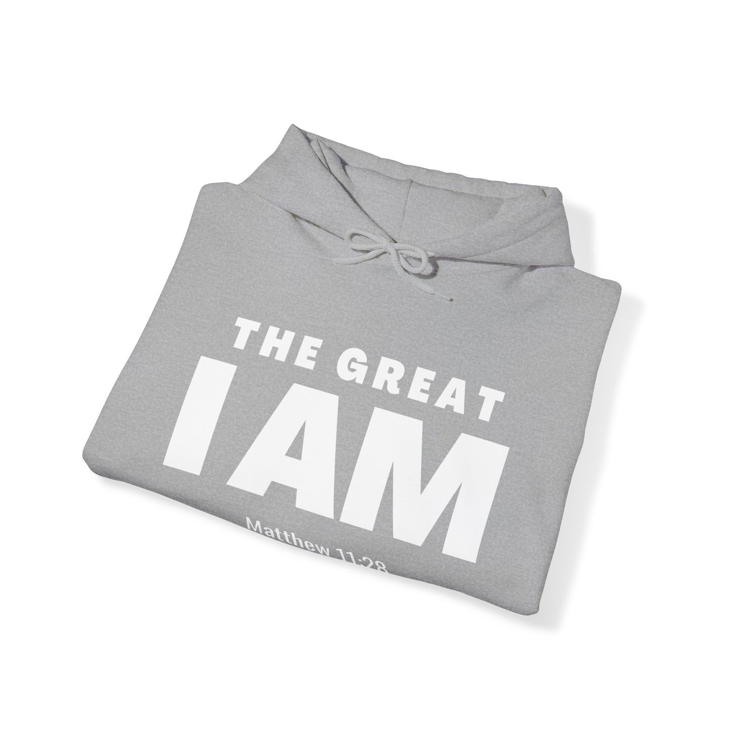 The Great I AM Men's and Woman's Heavy Blend Hooded Sweatshirt