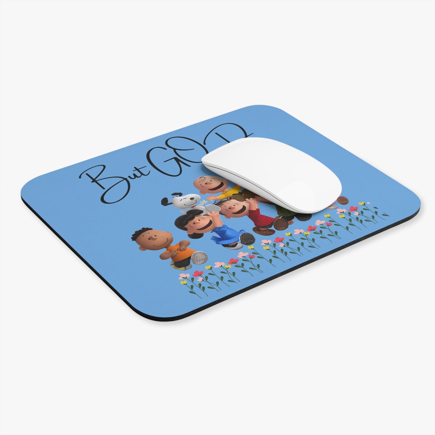 But GOD - Ephesians 2: 4-7 Mouse Pad (Rectangle)