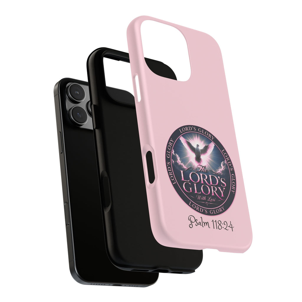 Christian Phone Case – "Lord's Glory with Lori" Dove Design Tough Case (Protective Phone Cover)