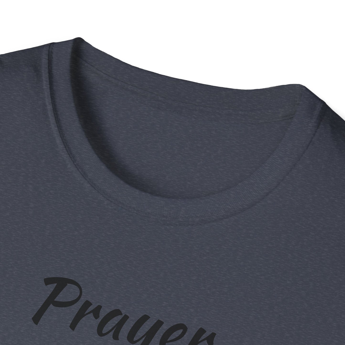 Prayer - when life gets to hard to stand - Kneel - Unisex Softstyle T-Shirt