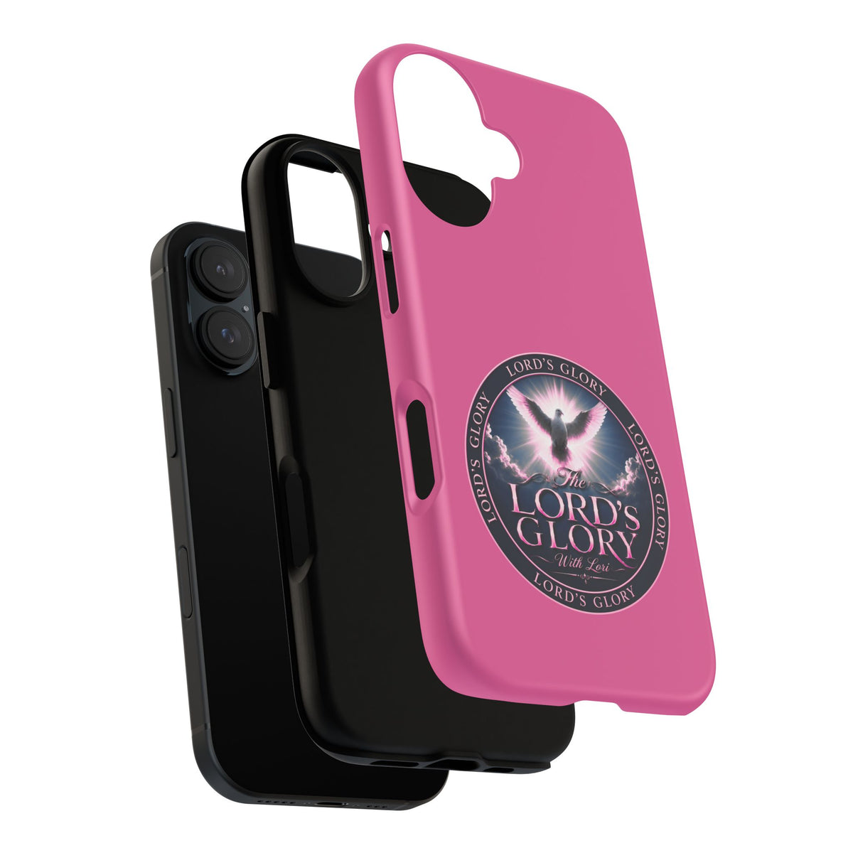 Christian Phone Case – "Lord's Glory with Lori" Dove Design Tough Case (Protective Phone Cover)