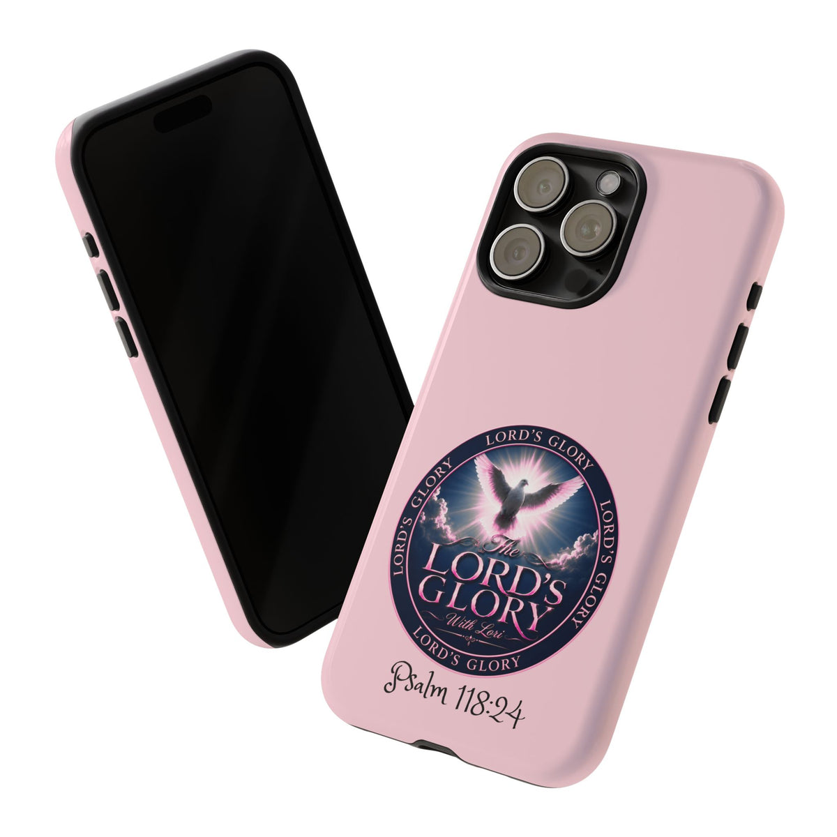 Christian Phone Case – "Lord's Glory with Lori" Dove Design Tough Case (Protective Phone Cover)