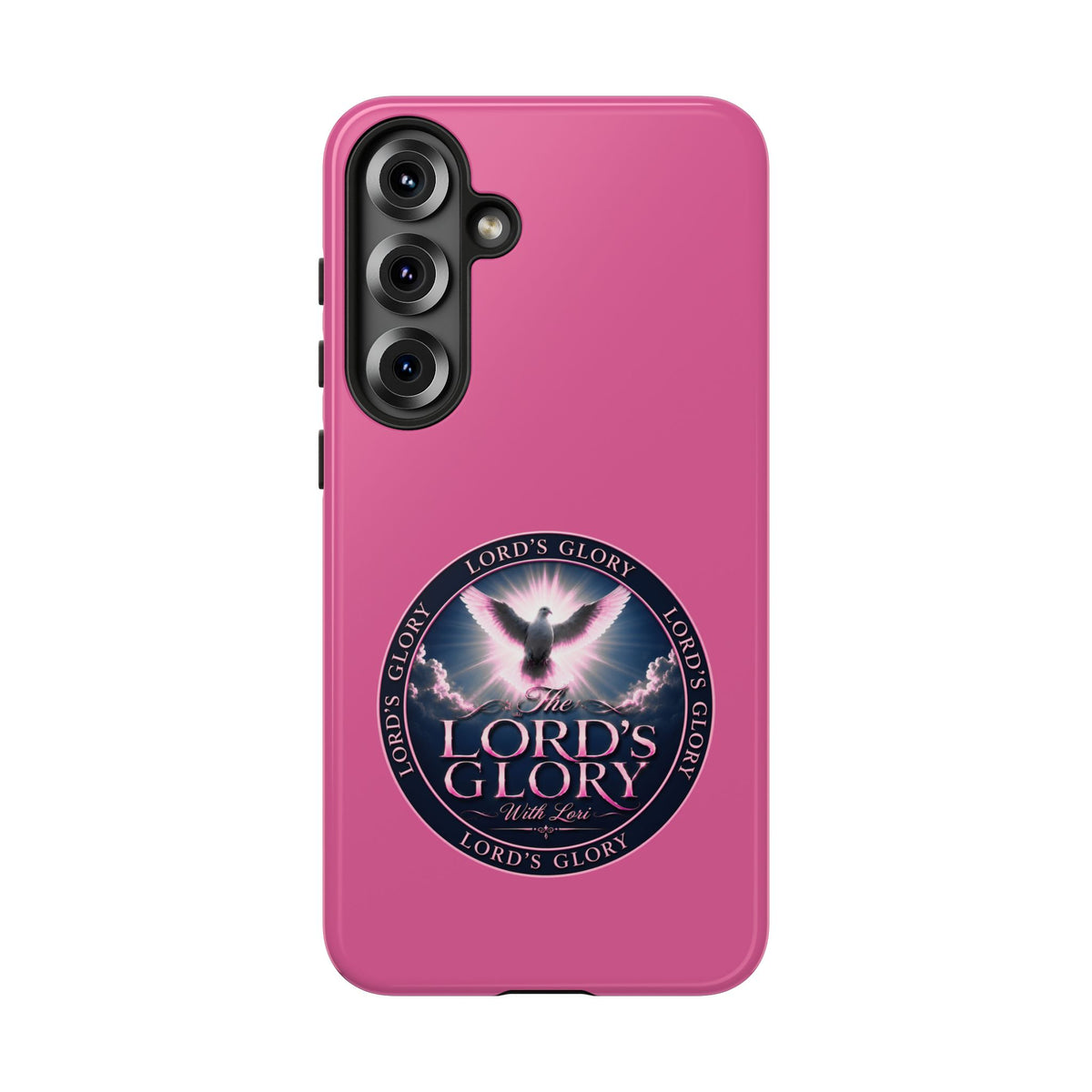 Christian Phone Case – "Lord's Glory with Lori" Dove Design Tough Case (Protective Phone Cover)