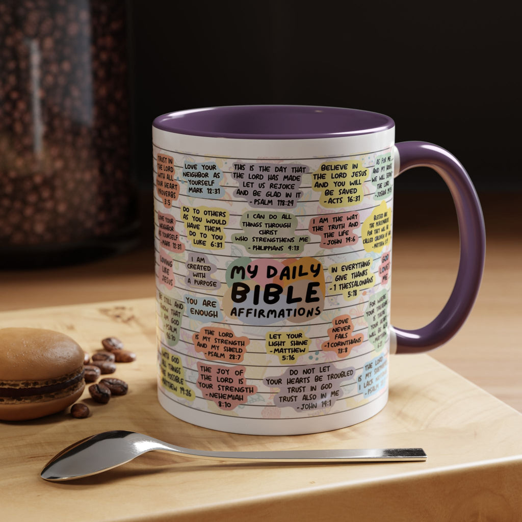 My Daily Bible Affirmations Coffee Mug 15oz/11oz