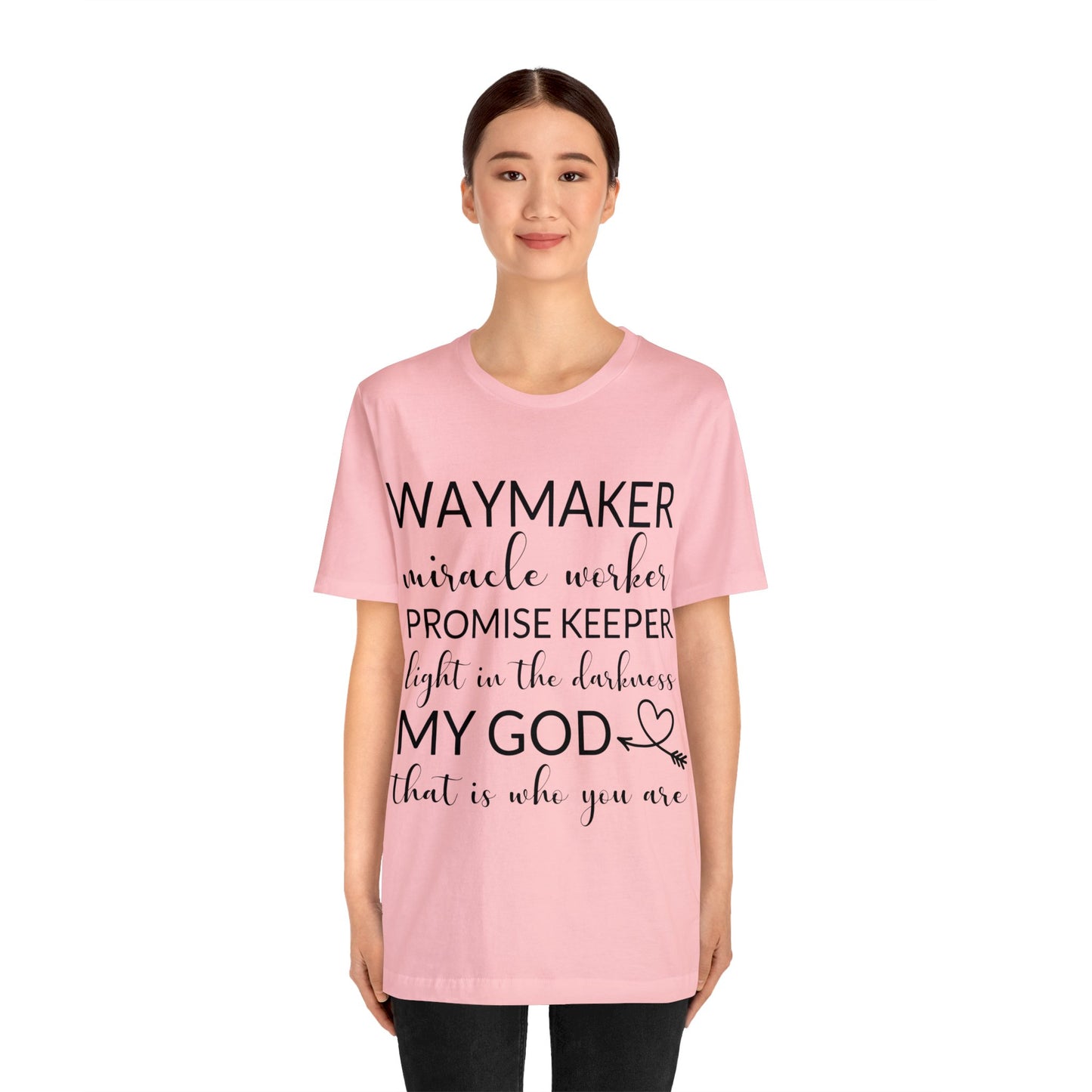 Waymaker Promise Keeper Light in the Darkness - Unisex Jersey Short Sleeve Tee