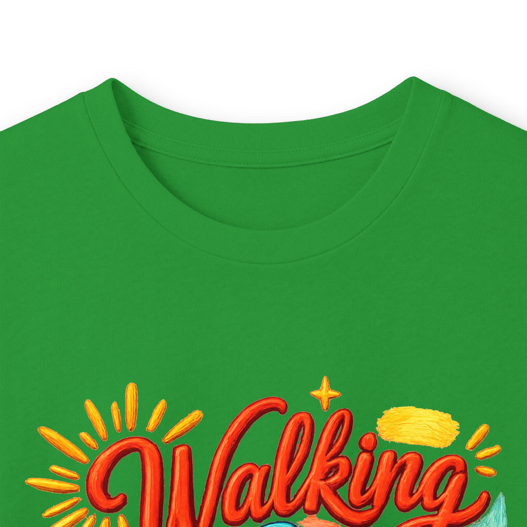 “Walking on Faith and Sunshine” Floral Long Sleeve Tee