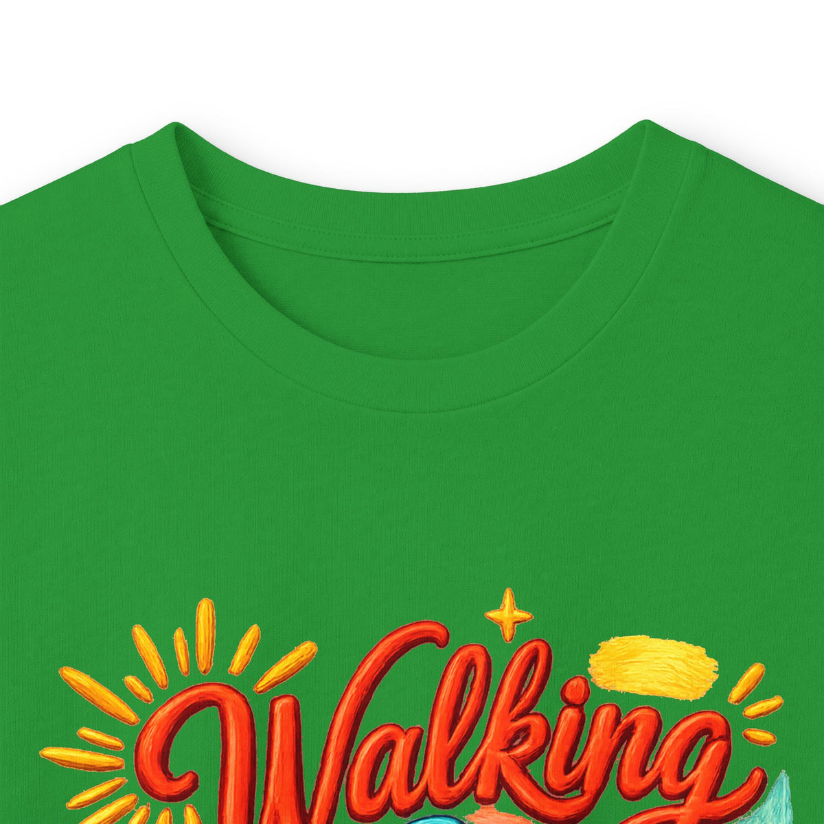 “Walking on Faith and Sunshine” Floral Long Sleeve Tee