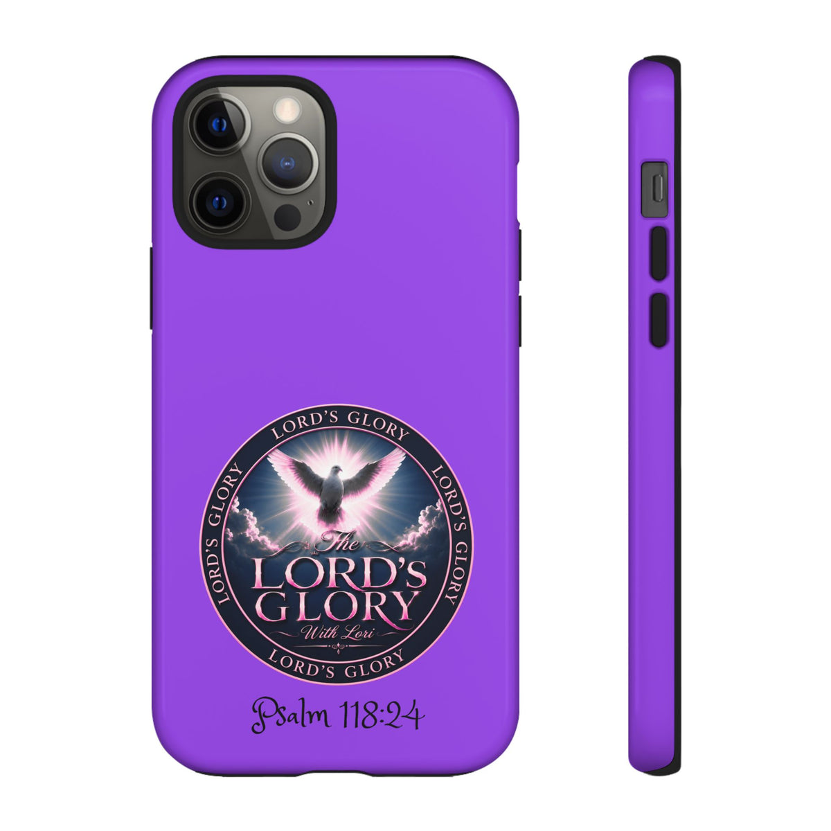 Christian Phone Case – "Lord's Glory with Lori" Dove Design Tough Case (Protective Phone Cover)