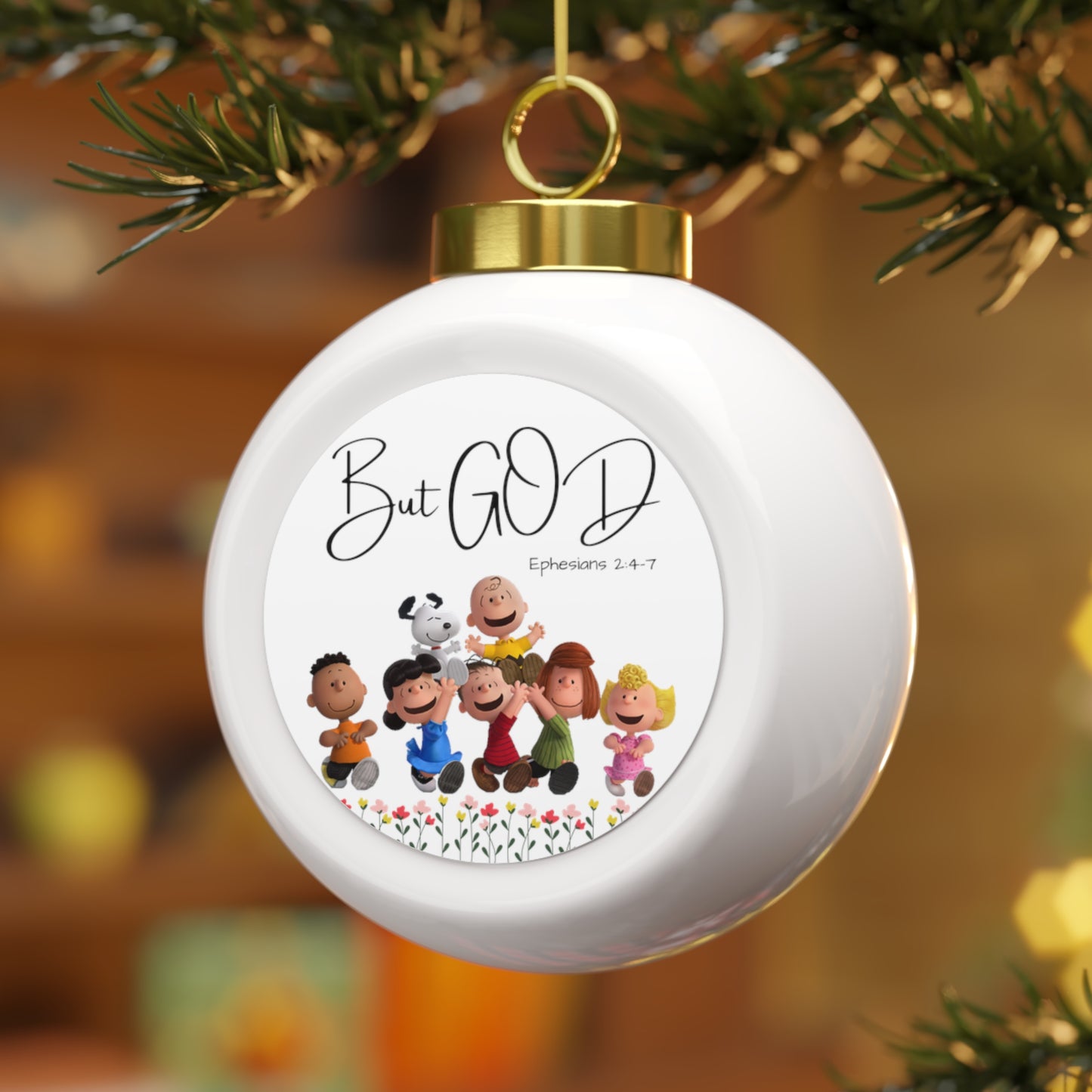 But GOD - Christmas Ball Ornament