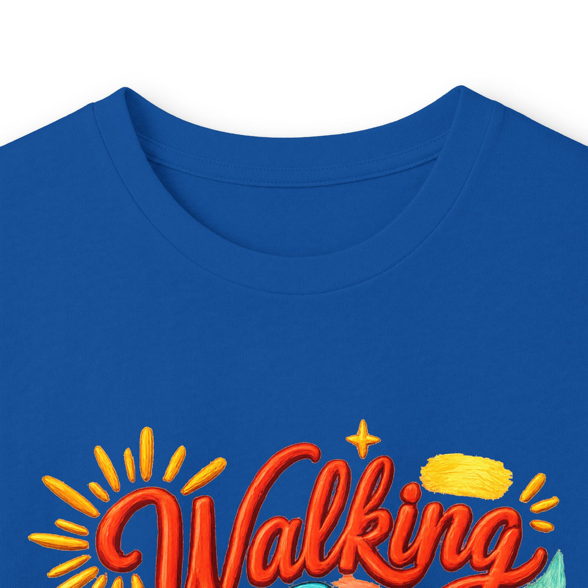 “Walking on Faith and Sunshine” Floral Long Sleeve Tee