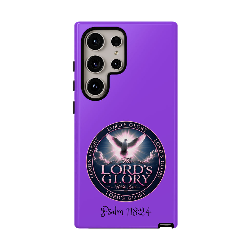 Christian Phone Case – "Lord's Glory with Lori" Dove Design Tough Case (Protective Phone Cover)