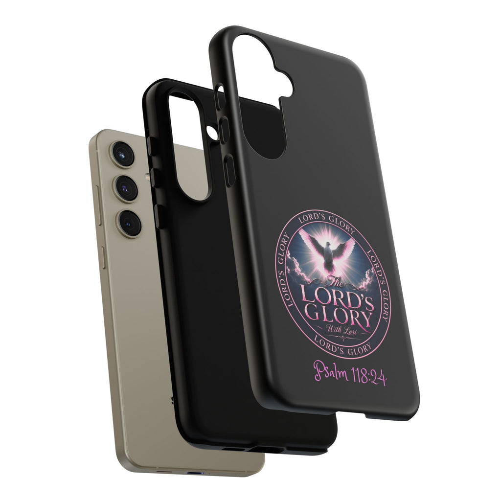 Christian Phone Case – "Lord's Glory with Lori" Dove Design Tough Case (Protective Phone Cover)