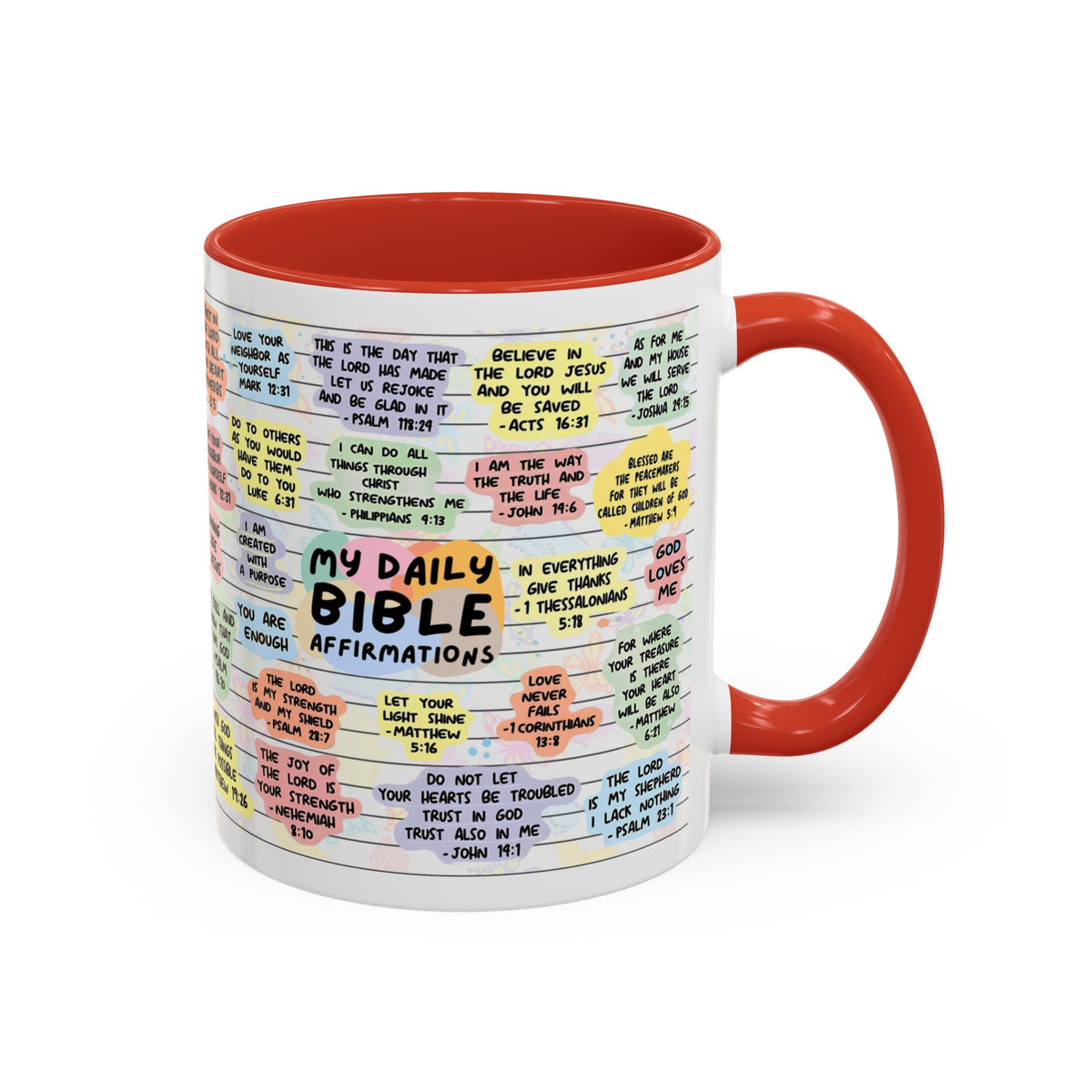 My Daily Bible Affirmations Coffee Mug 15oz/11oz