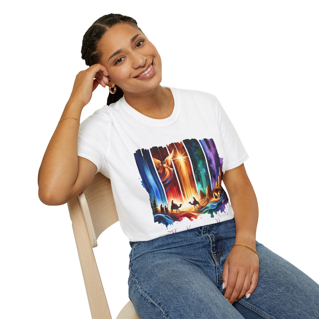 Vibrant Fantasy T-Shirt, Colorful Graphic Tee, Unisex Art Shirt, Great Gift for Fans, Unique Casual Wear, The King is Born Shirt