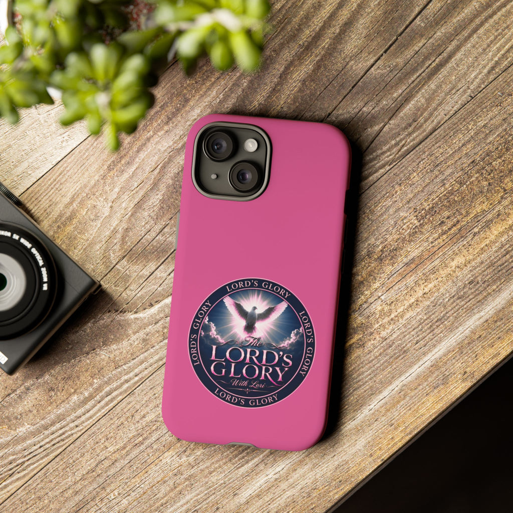 Christian Phone Case – "Lord's Glory with Lori" Dove Design Tough Case (Protective Phone Cover)