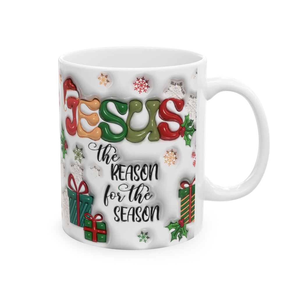 Jesus the Reason of the Season  | Holiday Coffee Cup | Christmas Gift | Hot Cocoa Mug