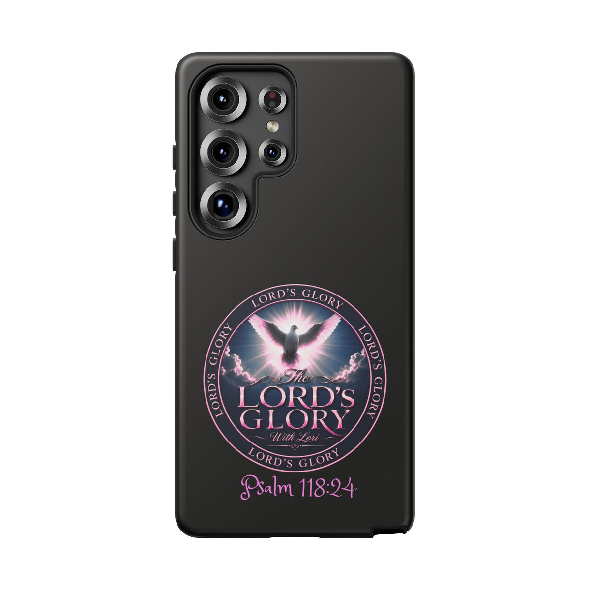 Christian Phone Case – "Lord's Glory with Lori" Dove Design Tough Case (Protective Phone Cover)