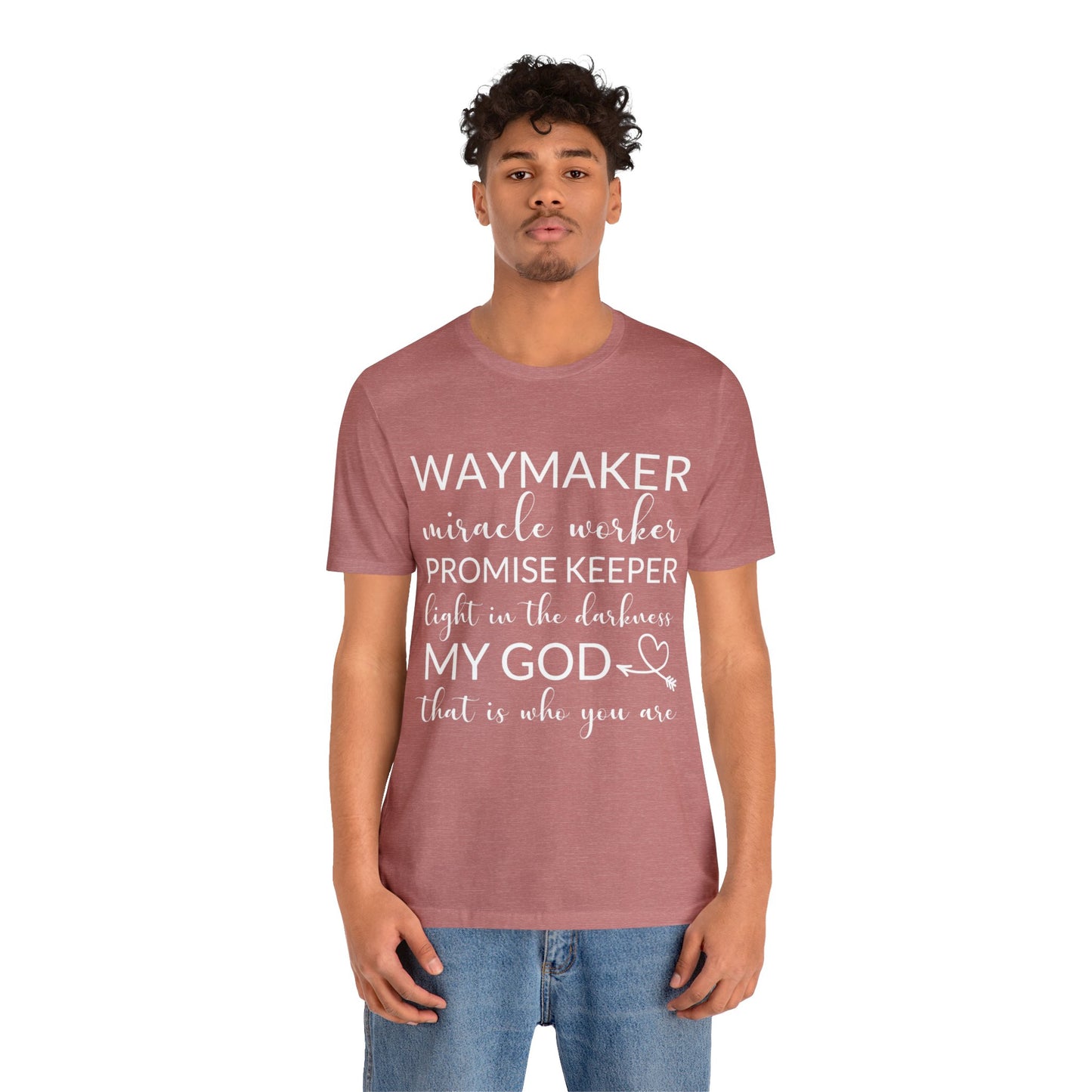 Waymaker Promise Keeper Light in the Darkness - Unisex Jersey Short Sleeve Tee