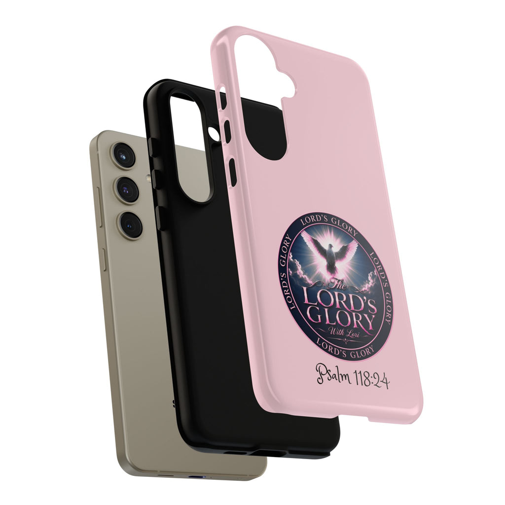 Christian Phone Case – "Lord's Glory with Lori" Dove Design Tough Case (Protective Phone Cover)
