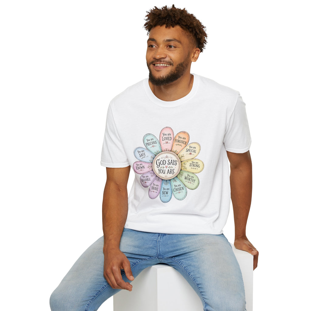 God Says You Are Loved Inspirational Christian T-Shirt