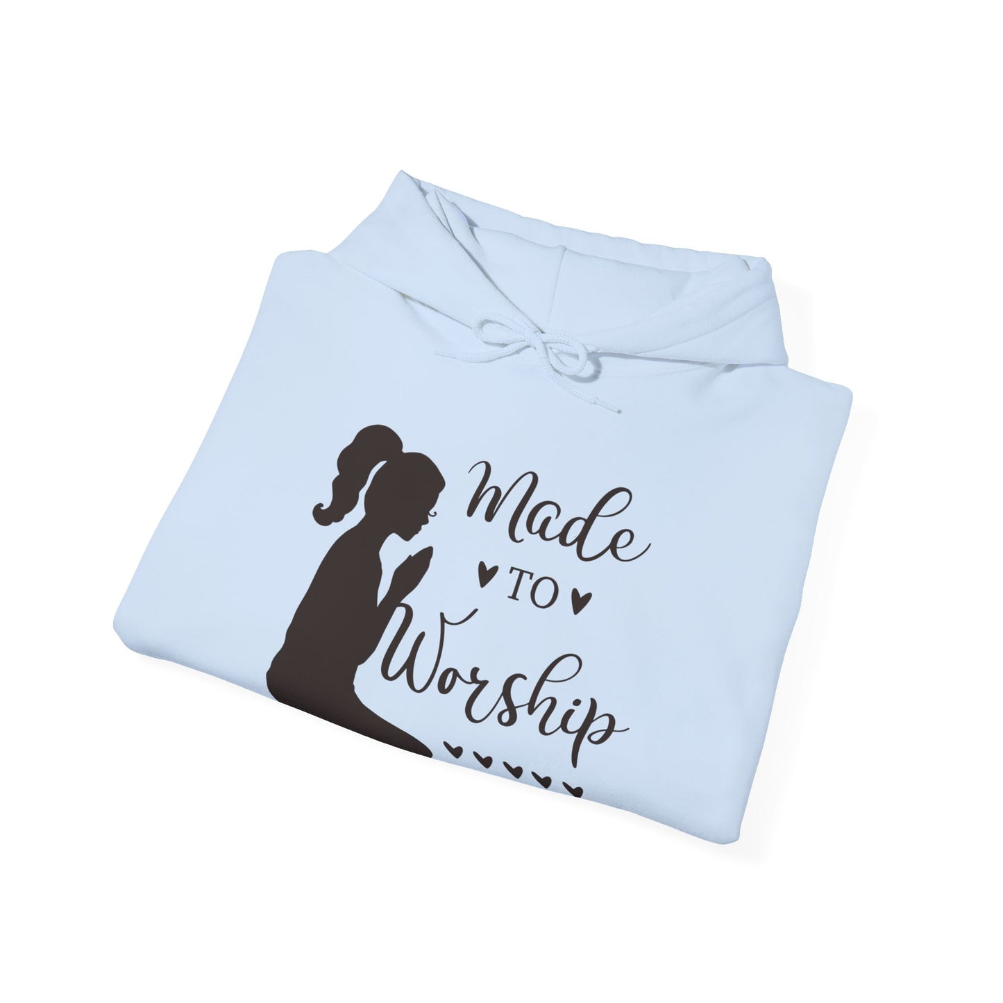 Made to Worship - Woman's Heavy Blend Hooded Sweatshirt