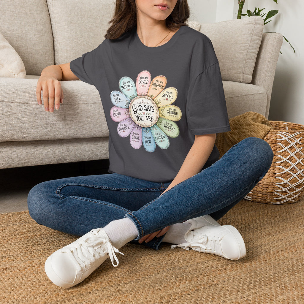 God Says You Are Loved Inspirational Christian T-Shirt