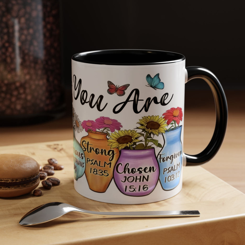 God Says You Are - You Are Loved Christian Bible Verse Coffee Mug
