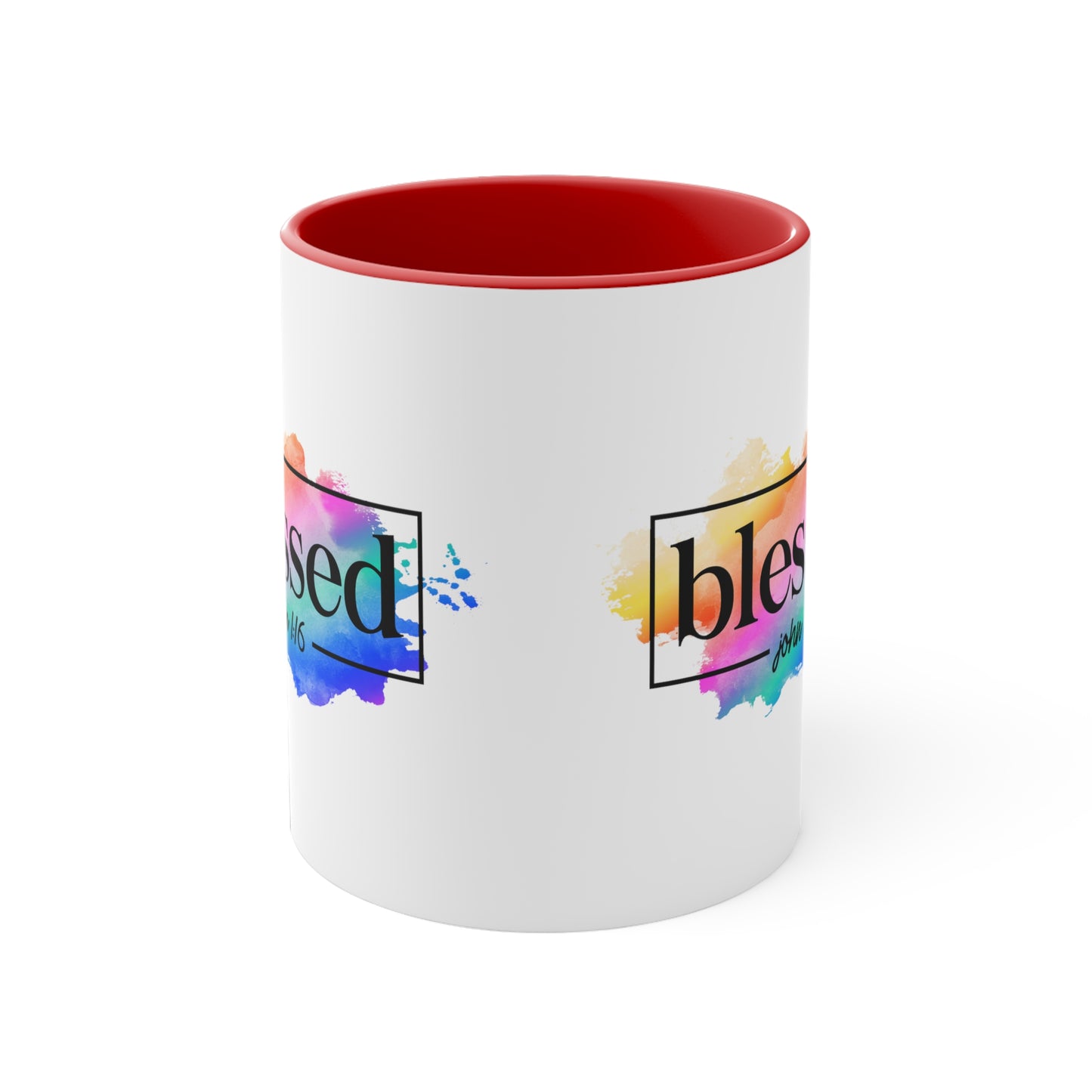 BLESSED - Accent Coffee Mug, 11oz