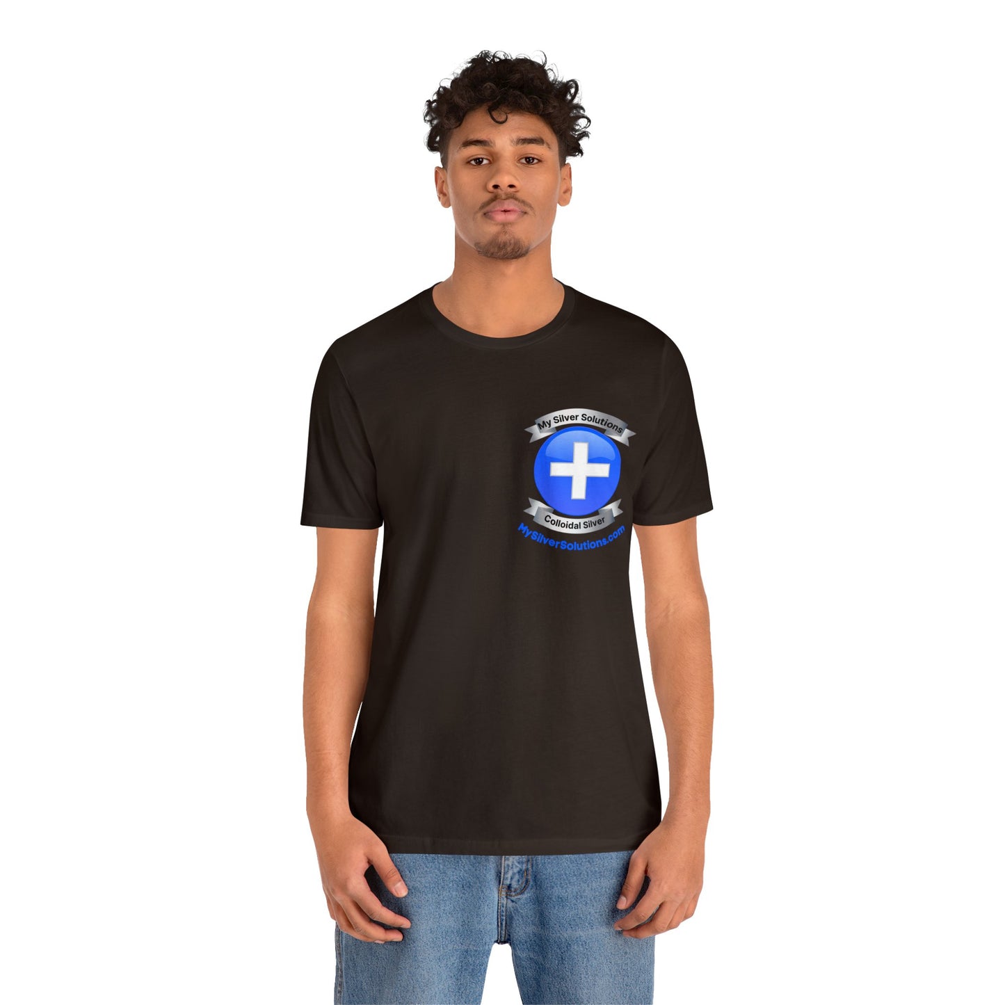 Colloidal Silver MySilverSolutions.com - Unisex Jersey Short Sleeve Tee