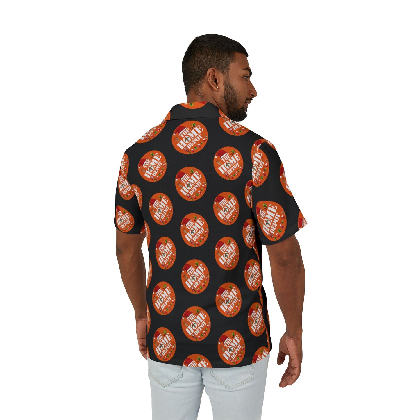 Home Depot Men's Hawaiian Camp Shirt (AOP)