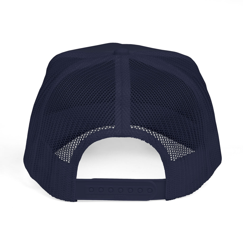 Walkin' on Sunshine Foam Trucker Hat — Retro Colorful Sunshine Design Psalm 118:24