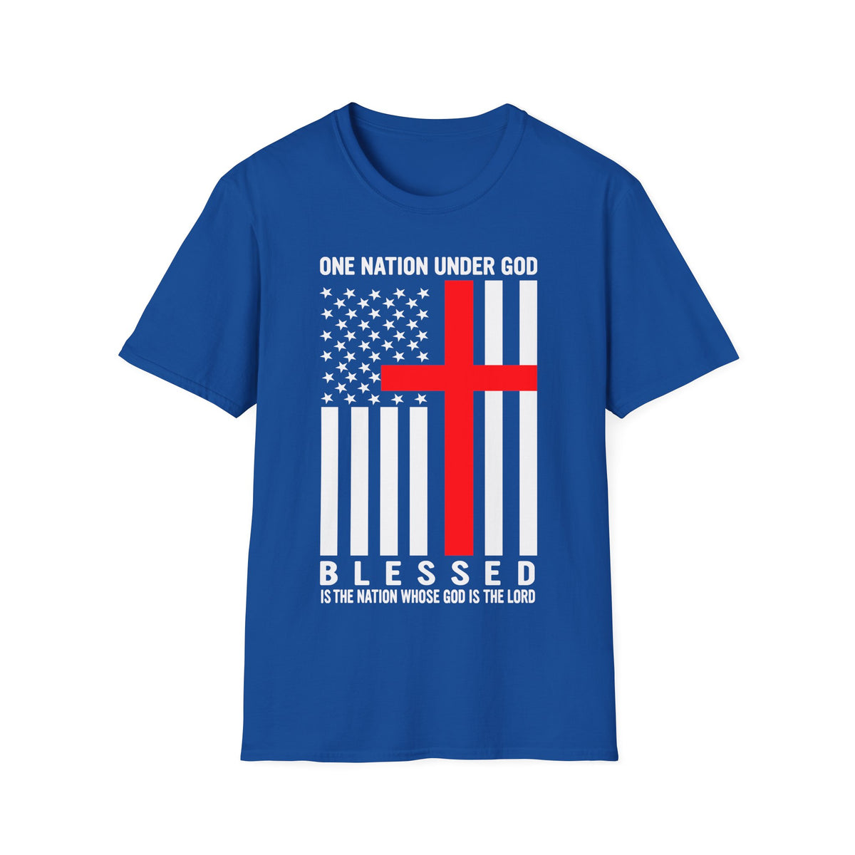 One Nation Under GOD - Mens Womans Softstyle T-Shirt