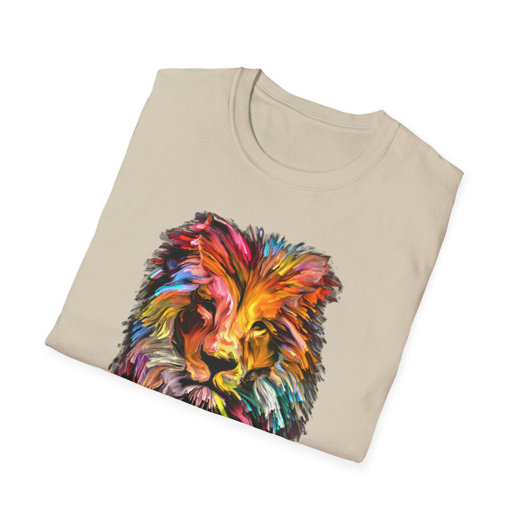 Lion of Judah Colorful Lion T-Shirt — "The Lion of Judah / Aryeh Yehudah" Graphic Tee