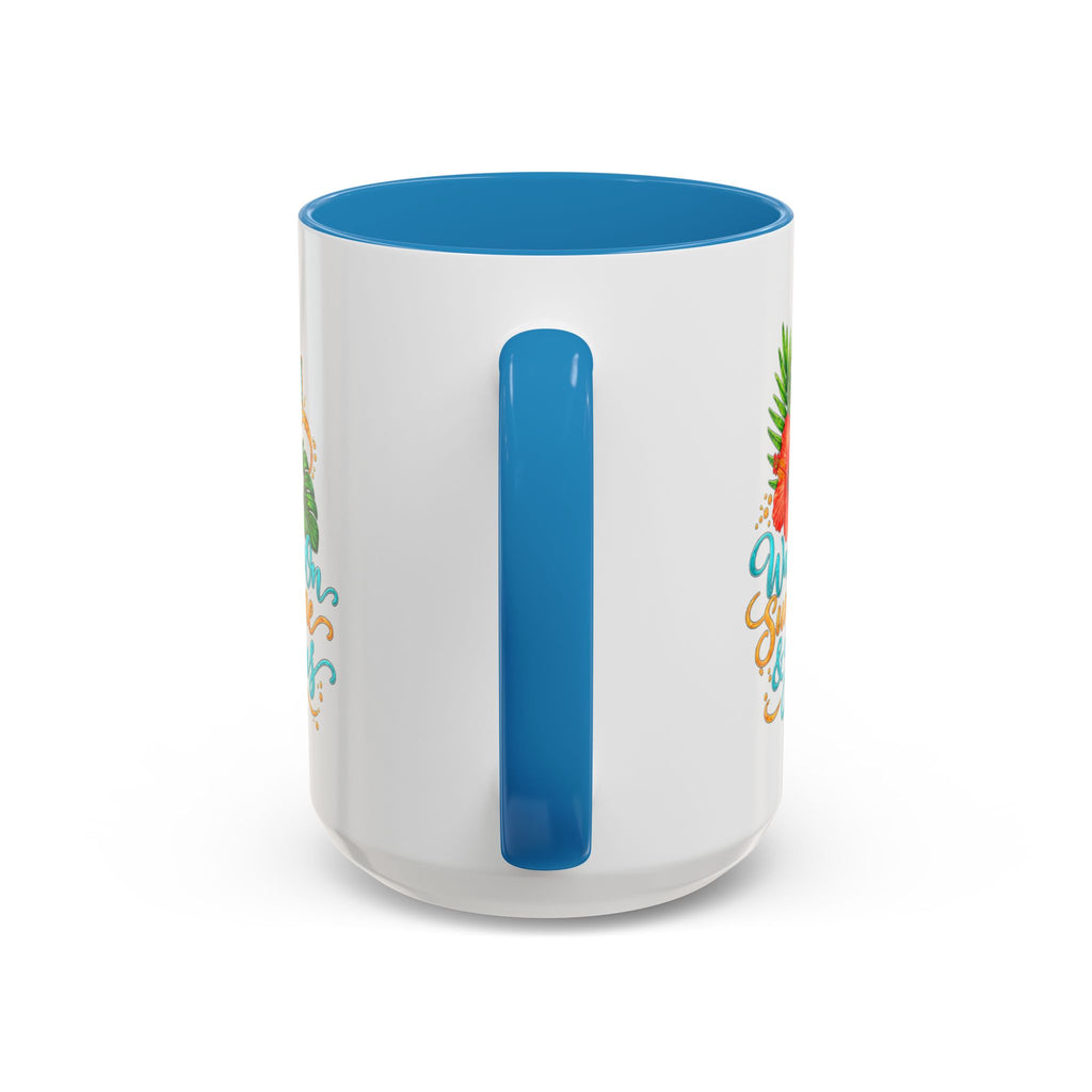 Walking on Sunshine & Jesus Coffee Mug – Floral Cross Accent Mug