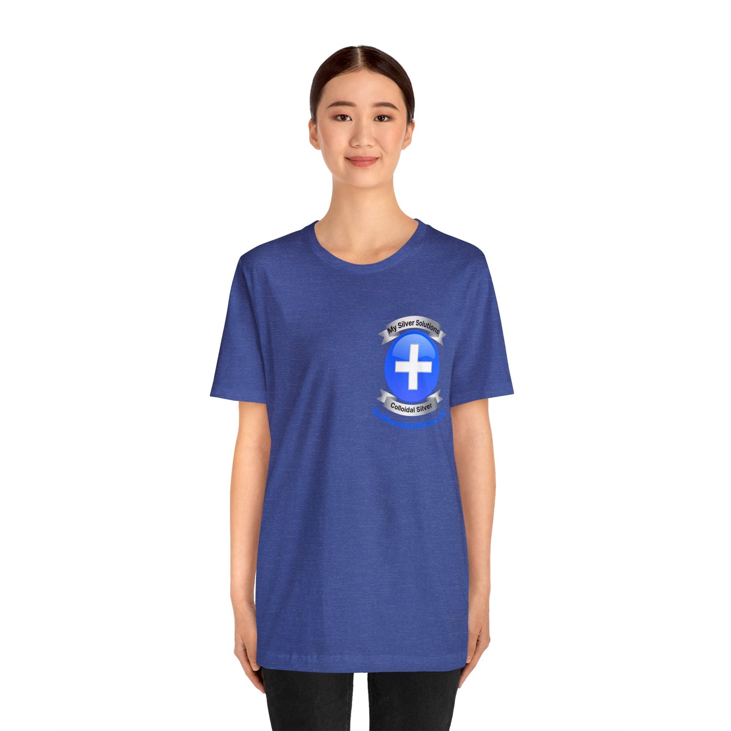 Colloidal Silver MySilverSolutions.com - Unisex Jersey Short Sleeve Tee