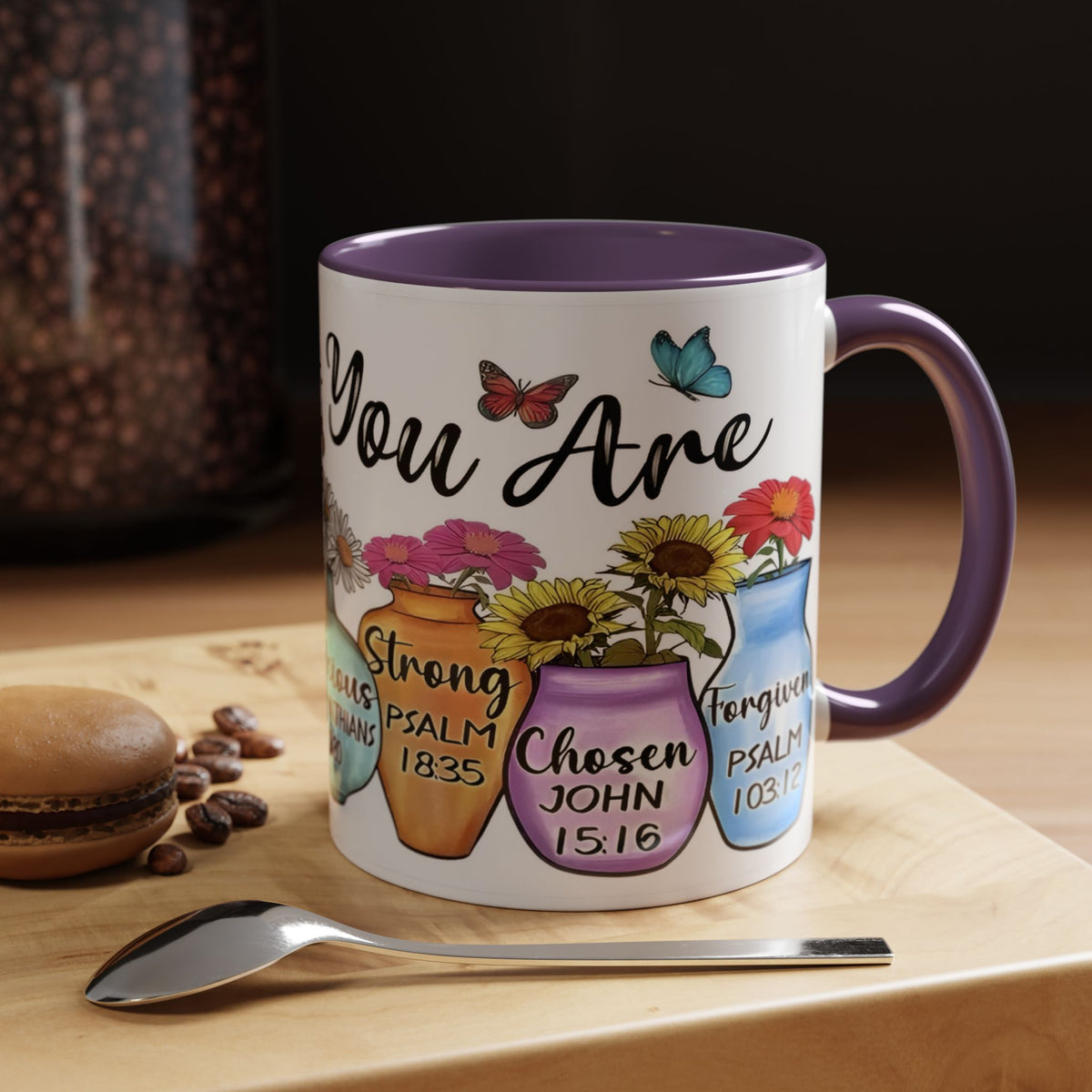 God Says You Are - You Are Loved Christian Bible Verse Coffee Mug