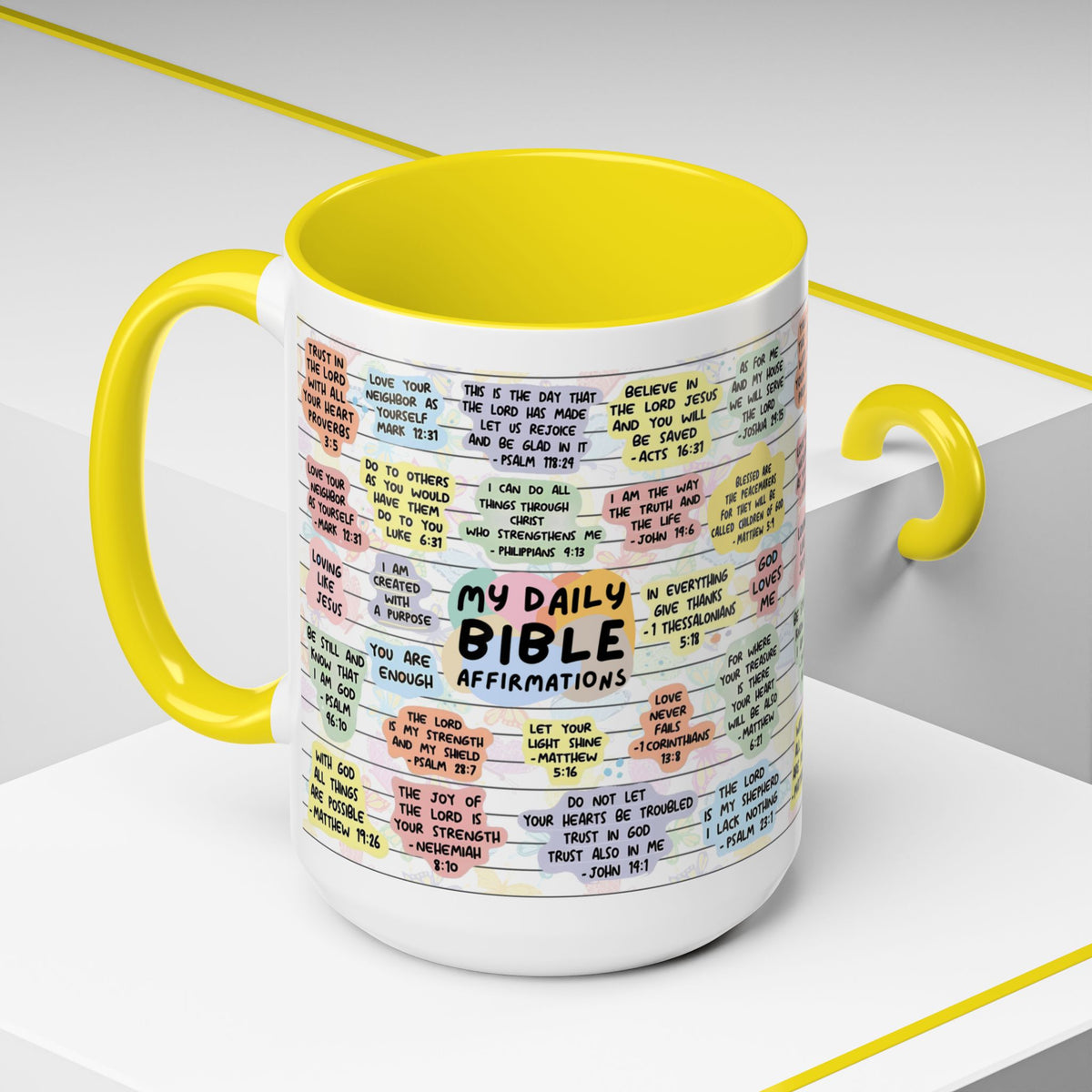 My Daily Bible Affirmations Coffee Mug 15oz/11oz