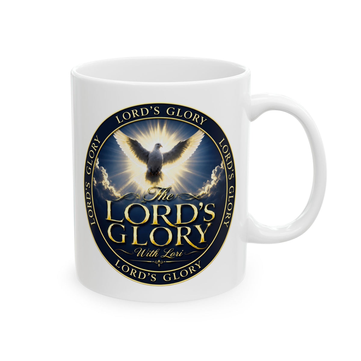 Lords Glory with Lori  Faith Coffee Mug — "To God Be The Glory" Ceramic Christian Gift (11oz/15oz)
