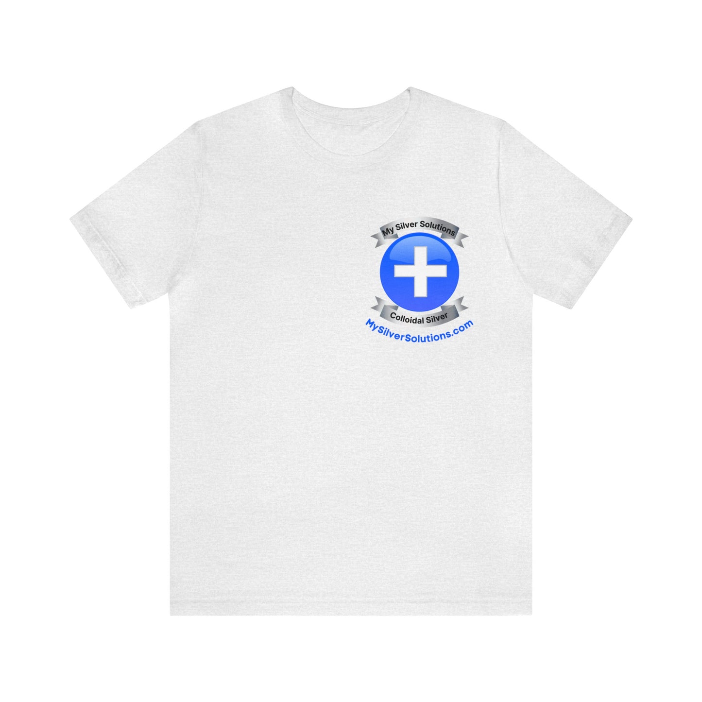 Colloidal Silver MySilverSolutions.com - Unisex Jersey Short Sleeve Tee