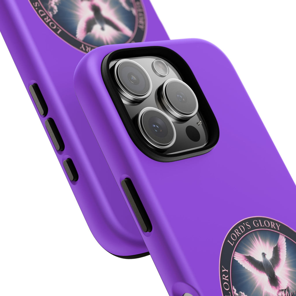 Christian Phone Case – "Lord's Glory with Lori" Dove Design Tough Case (Protective Phone Cover)