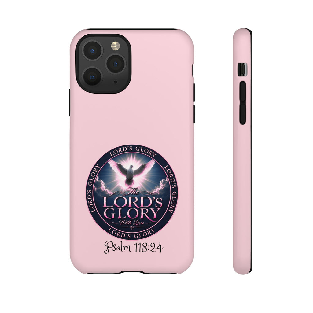Christian Phone Case – "Lord's Glory with Lori" Dove Design Tough Case (Protective Phone Cover)