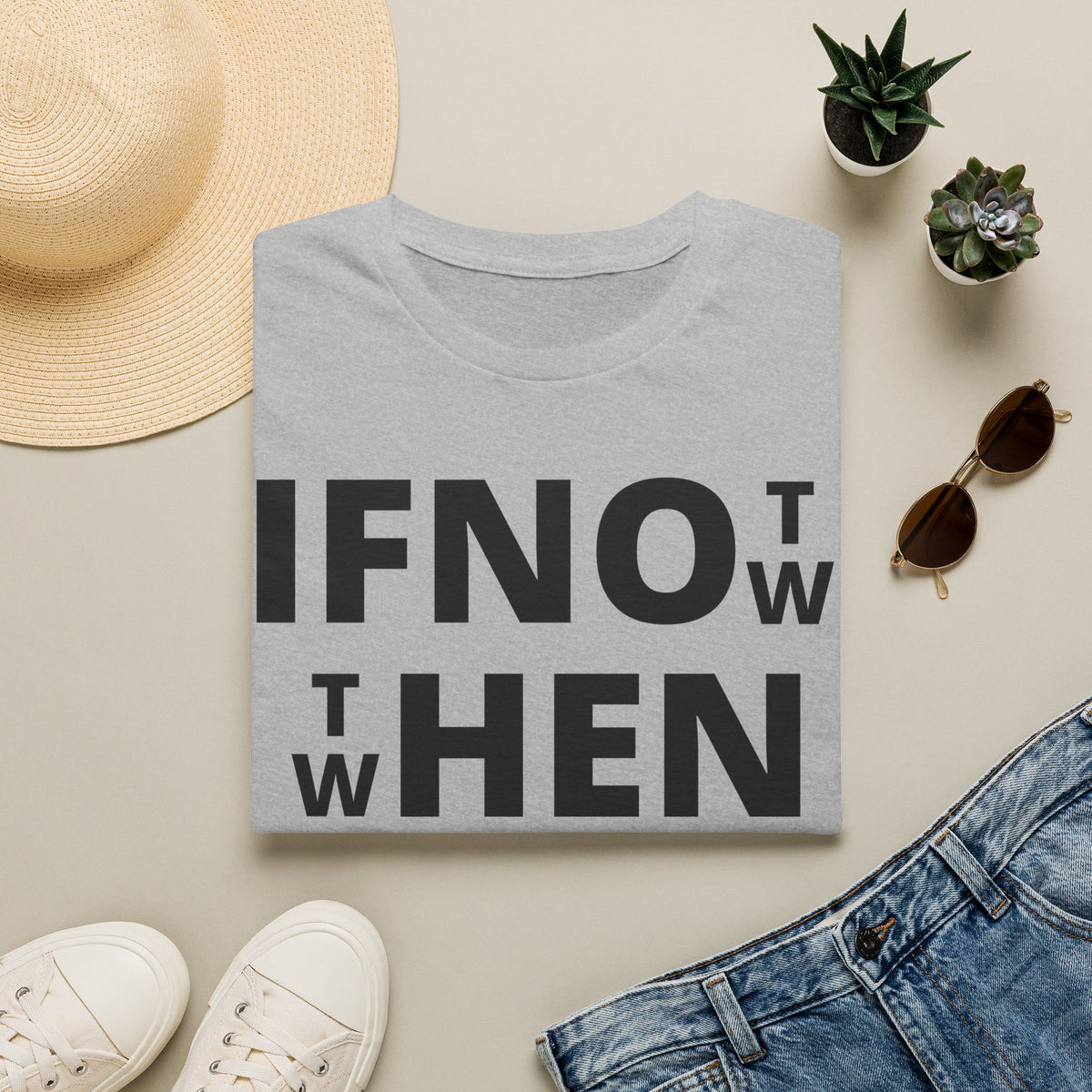 If Not Now Then When T-Shirt | Isaiah 55:6 Scripture Tee