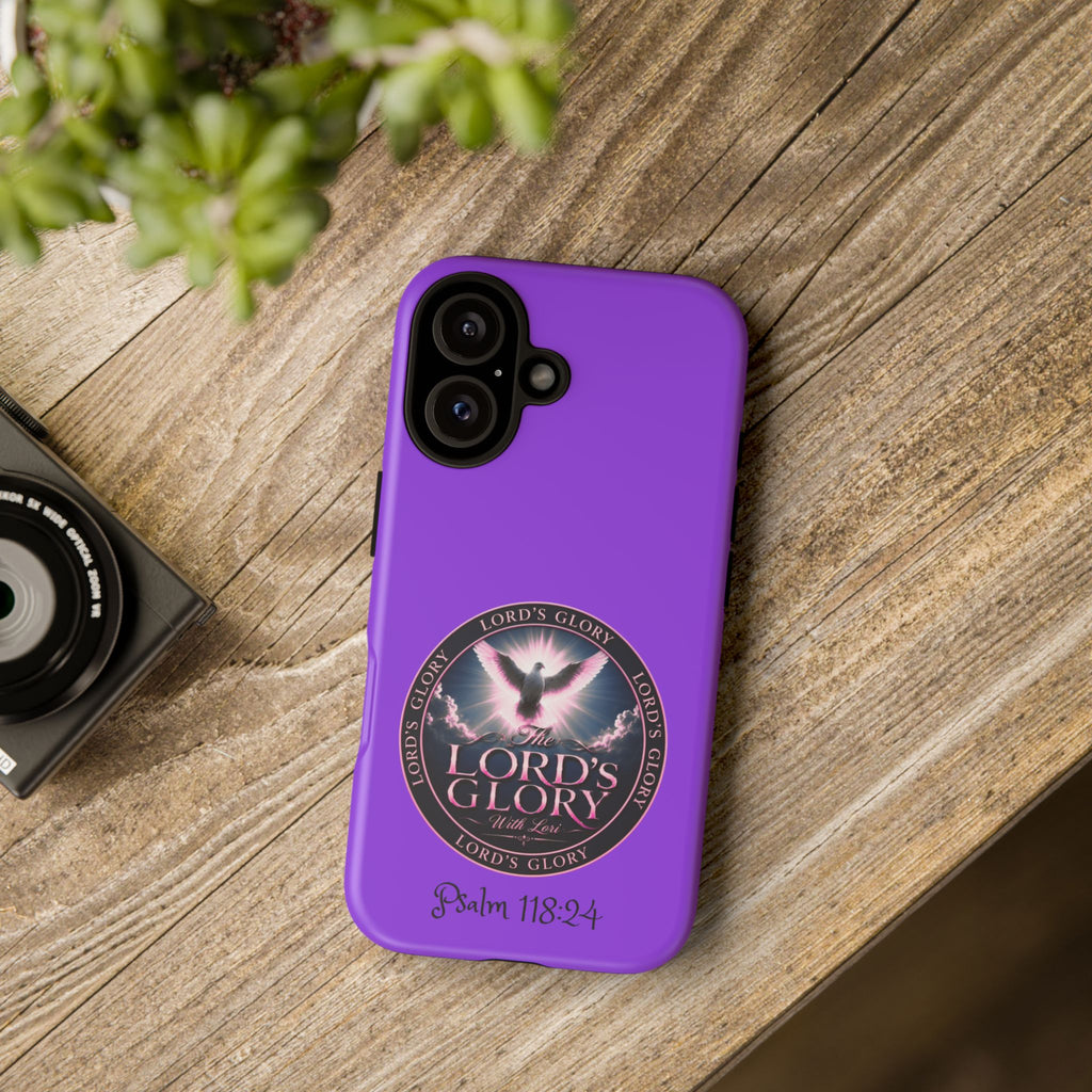 Christian Phone Case – "Lord's Glory with Lori" Dove Design Tough Case (Protective Phone Cover)
