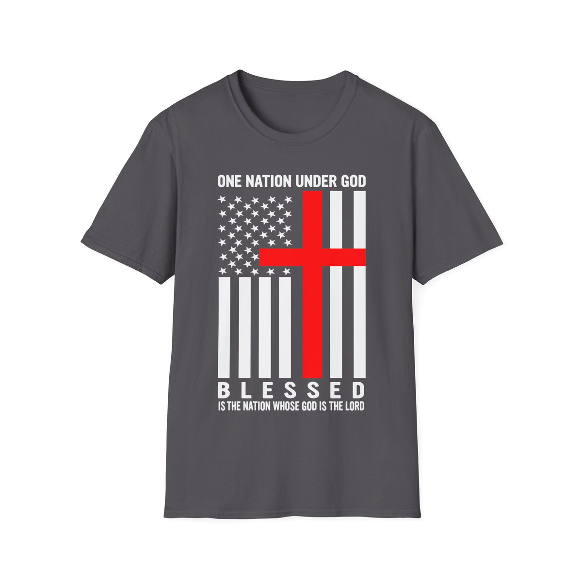 One Nation Under GOD - Mens Womans Softstyle T-Shirt