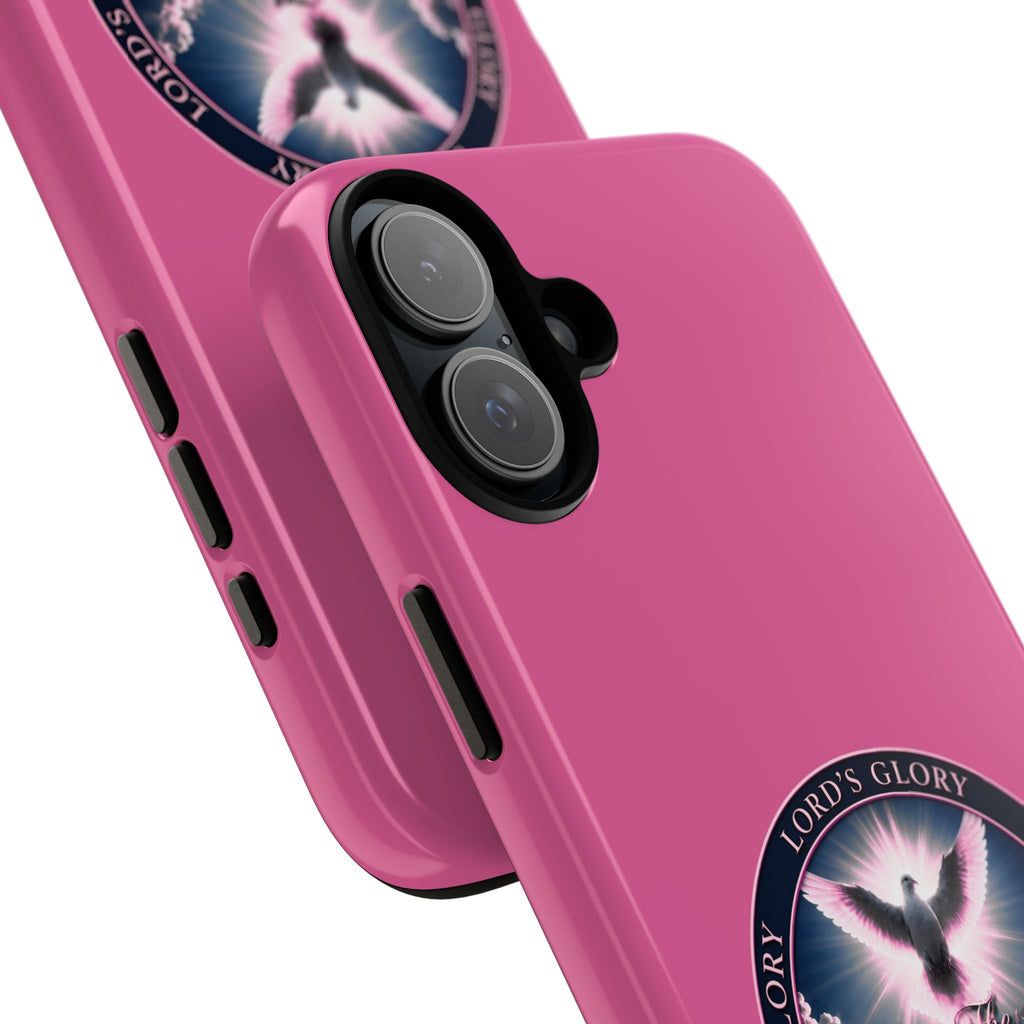 Christian Phone Case – "Lord's Glory with Lori" Dove Design Tough Case (Protective Phone Cover)